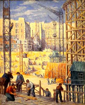 建筑码头德帕西 Construction Quai De Passy (1907)，马克西米连·卢斯