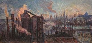 大型工业城 Large Industrial City (1899)，马克西米连·卢斯