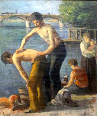 圣父桥上的厕所 La Toilette Au Pont Des Saints-pères，马克西米连·卢斯