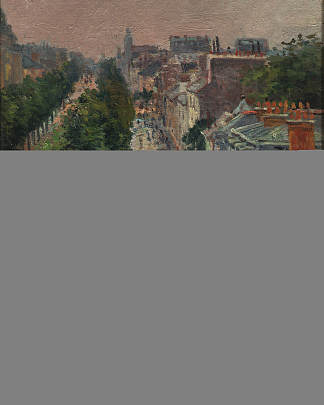 巴黎街景 Street Scene in Paris (1896)，马克西米连·卢斯