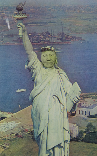 荒谬的肖像（自由女神像） Ridiculous Portrait (Statue of Liberty) (1972)，梅·威尔森