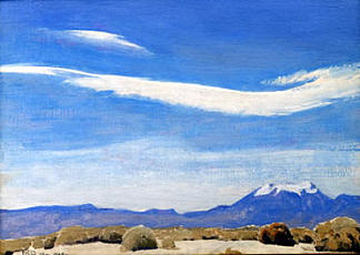 云，科切拉谷，加利福尼亚州 The Cloud, Coachella Valley, California (1940)，梅纳德·迪克森