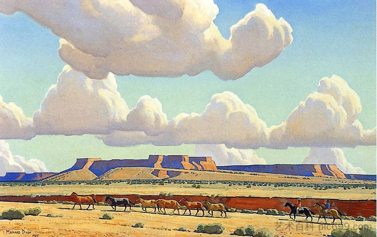 纳瓦霍人的广阔土地 Wide Lands of the Navajo (1945)，梅纳德·迪克森
