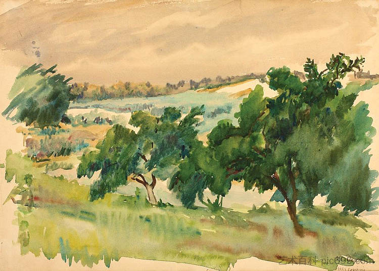 春天的风景 Spring Landscape (1951)，米歇尔·韦克斯勒·迪努