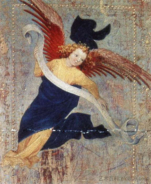 天使(来自大胆的菲利普祭坛) Angel (from Altar of Philip the Bold) (1399),梅尔基奥尔·布鲁德拉姆
