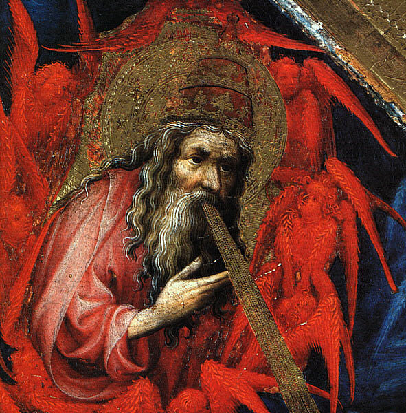 父神（来自大胆的菲利普祭坛） God the Father (from Altar of Philip the Bold) (1399)，梅尔基奥尔·布鲁德拉姆
