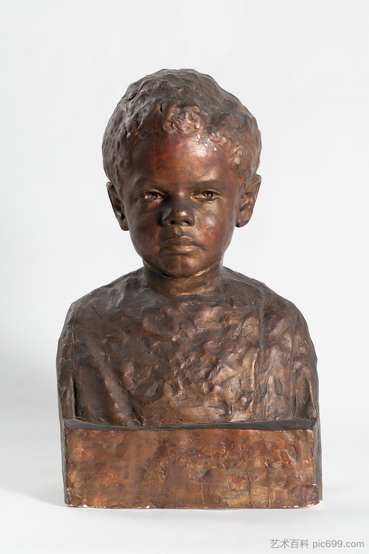 一个小男孩的半身像 Bust of a Young Boy (1914)，梅塔沃克斯 沃里克·富勒