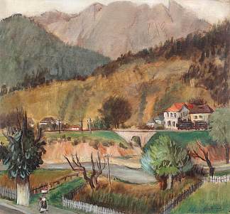 普拉霍瓦山谷景观 Prahova Valley Landscape，米凯拉·埃莱乌泰里亚德