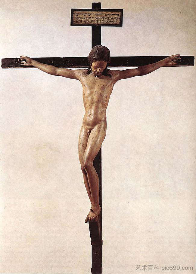 受难 Crucifixion (1492; Florence,Italy  )，米开朗基罗