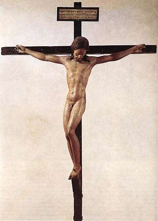 受难 Crucifixion (1492; Florence,Italy                     )，米开朗基罗