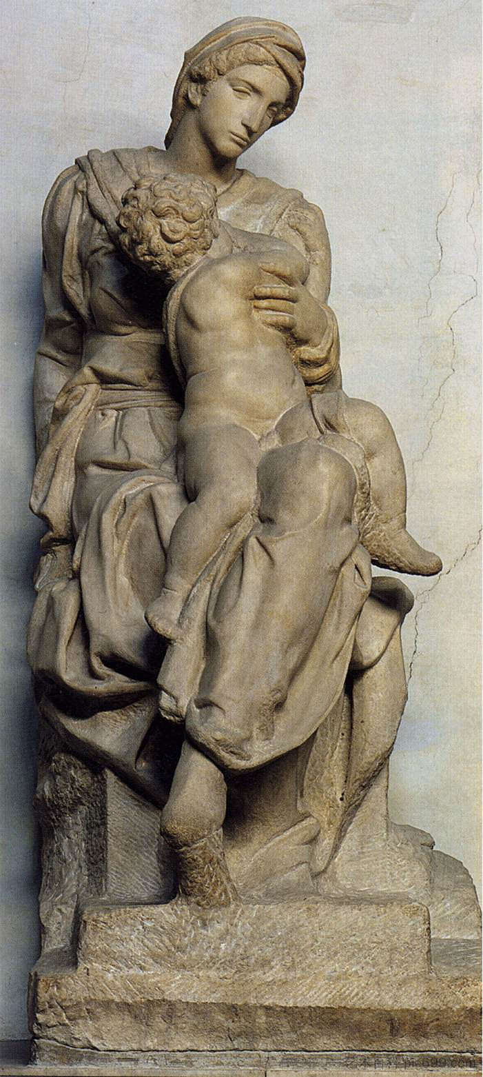 麦当娜医生 Medici Madonna (1531; Florence,Italy  )，米开朗基罗