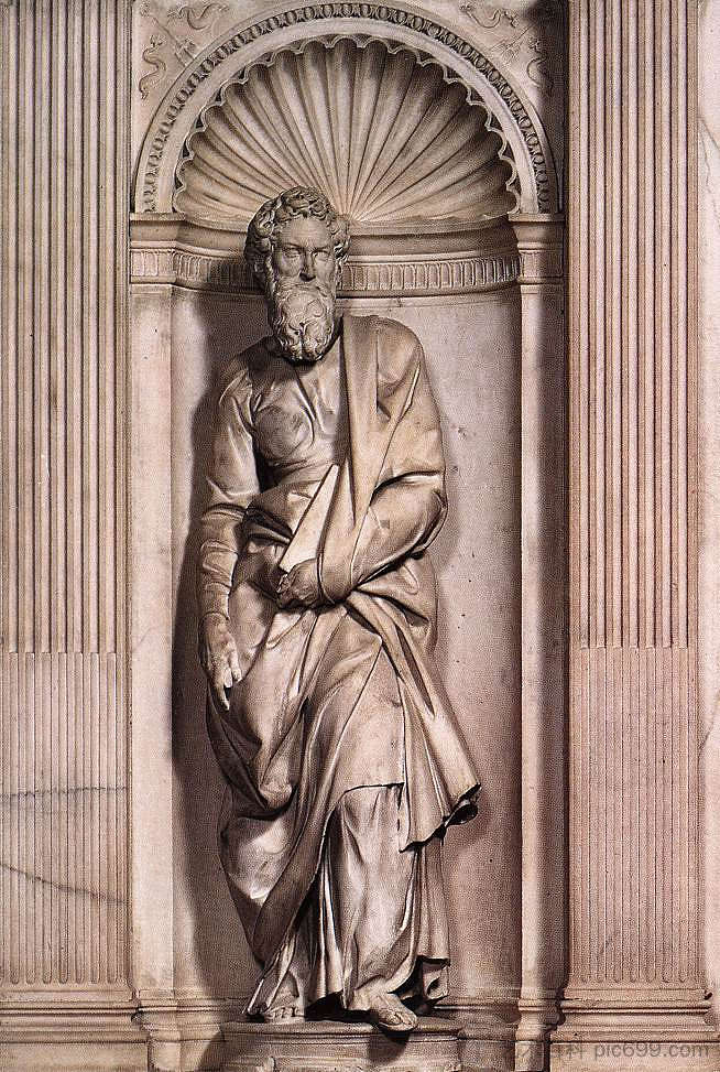 圣彼得 St. Peter (1504; Florence,Italy  )，米开朗基罗