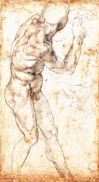 学习“卡希纳战役” Study to “Battle of Cascina” (1504; Florence,Italy                     )，米开朗基罗