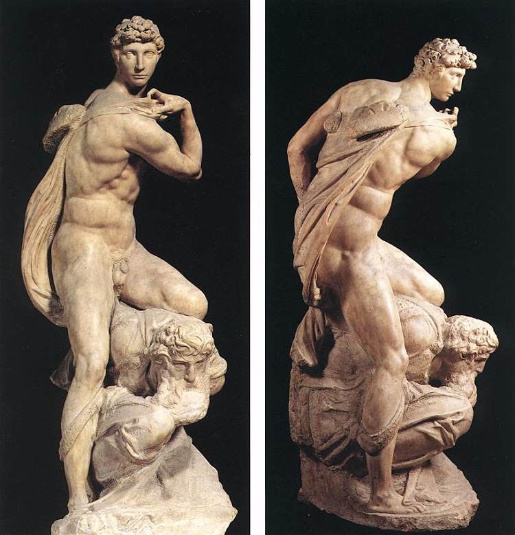 胜利的天才 The Genius of Victory (1532 - 1534; Florence,Italy  )，米开朗基罗