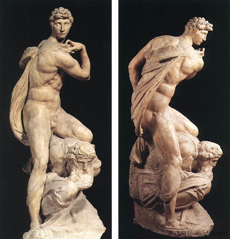 胜利的天才 The Genius of Victory (1532 - 1534; Florence,Italy ),米开朗基罗