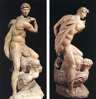 胜利的天才 The Genius of Victory (1532 – 1534; Florence,Italy                     )，米开朗基罗