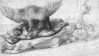 提提乌斯的惩罚 The Punishment of Tityus (1532; Italy                     )，米开朗基罗