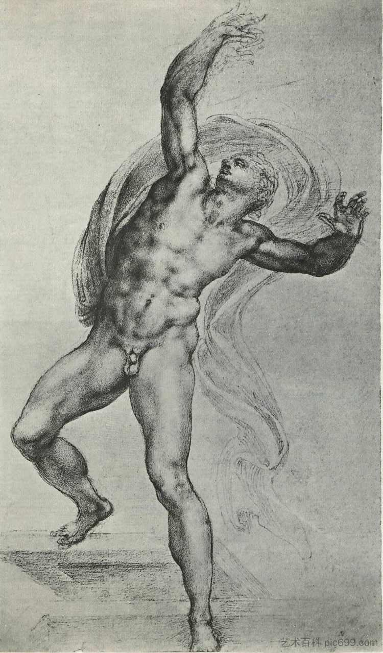 复活的基督 The Risen Christ (c.1533; Italy  )，米开朗基罗