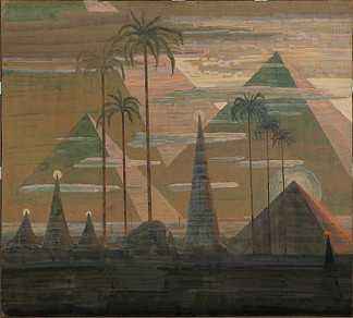 安丹特（金字塔奏鸣曲） Andante (Sonata of the Pyramids) (1909)，米卡胡斯·科斯坦蒂纳斯·西尼斯