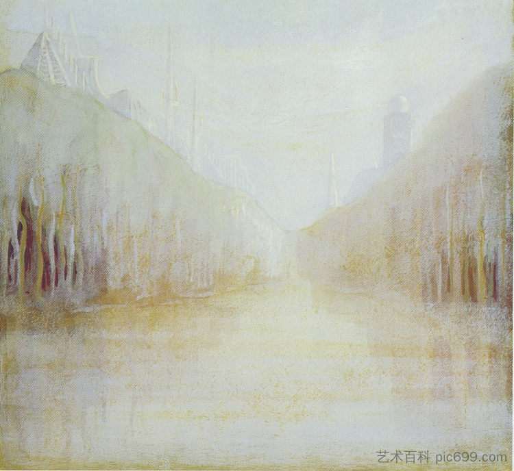 黎明（二） Daybreak (II) (1906)，米卡胡斯·科斯坦蒂纳斯·西尼斯