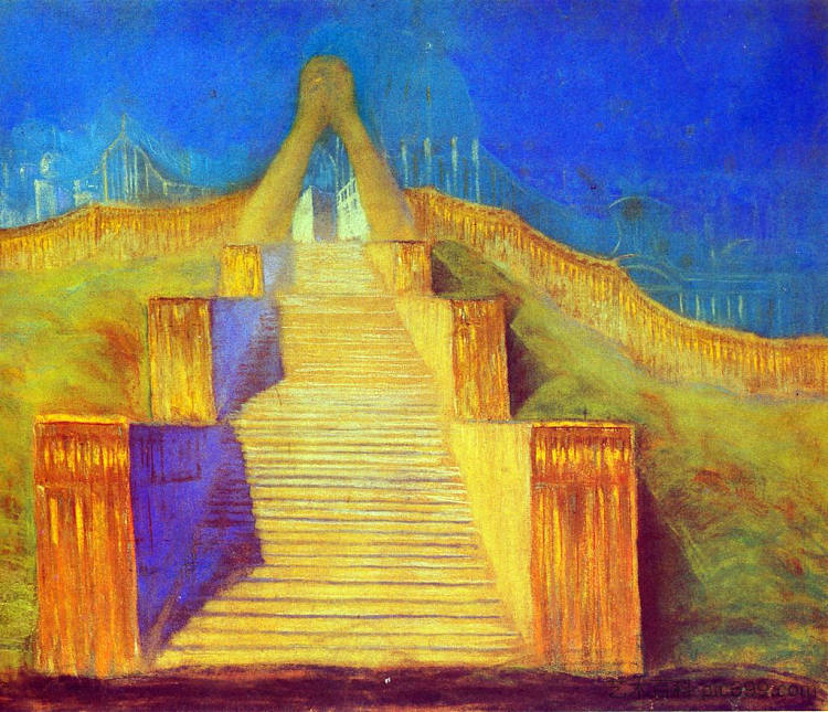 洪水(一) Deluge (I) (1904),米卡胡斯·科斯坦蒂纳斯·西尼斯