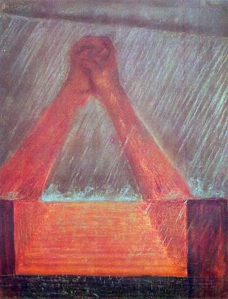 洪水（六） Deluge (VI) (1904)，米卡胡斯·科斯坦蒂纳斯·西尼斯