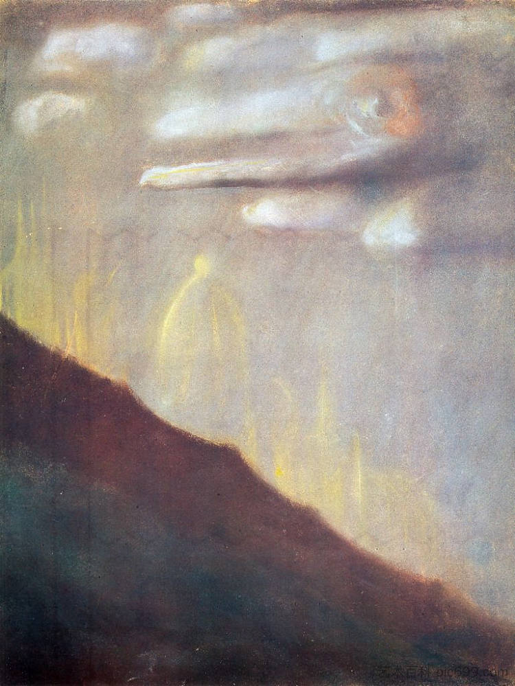 洪水（八） Deluge (VIII) (1904; Poland  )，米卡胡斯·科斯坦蒂纳斯·西尼斯