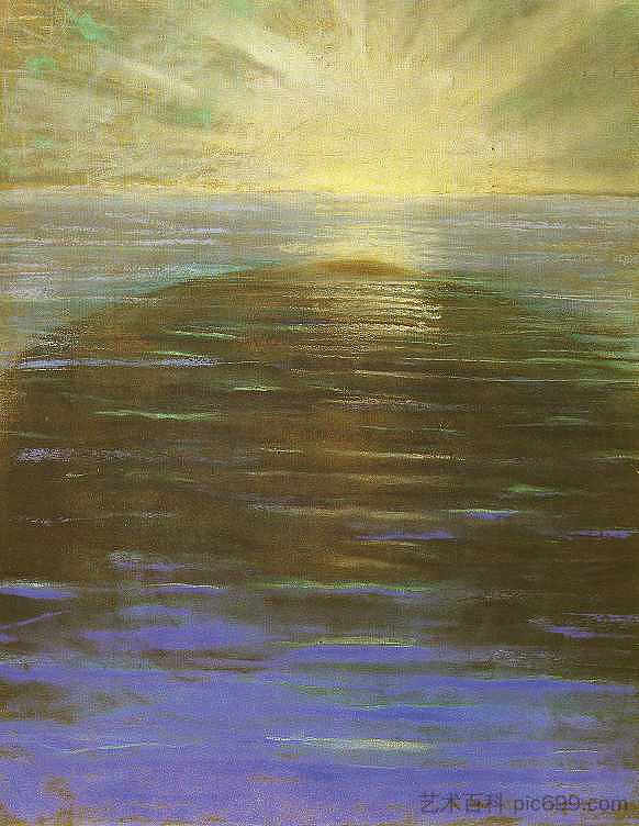 洪水(七) Deluge (VII) (1904; Poland ),米卡胡斯·科斯坦蒂纳斯·西尼斯