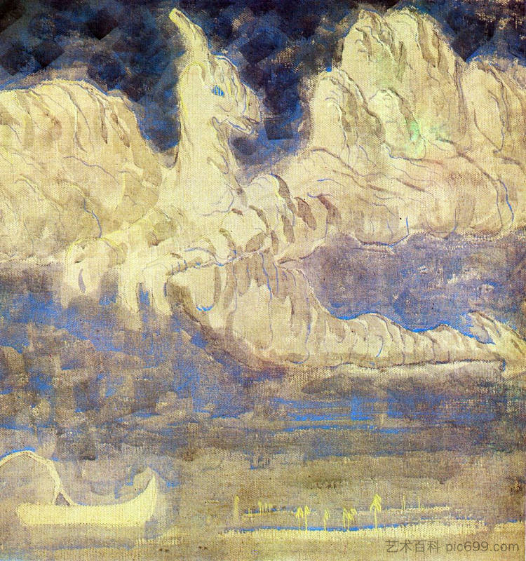 王子之旅（二） Journey of the Prince (II) (1907)，米卡胡斯·科斯坦蒂纳斯·西尼斯