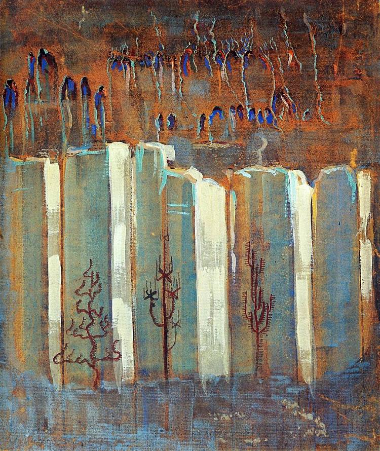 冬季（三） Winter (III) (1907)，米卡胡斯·科斯坦蒂纳斯·西尼斯