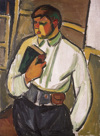 一个男人的肖像 Portrait of a Man (1910)，哈伊尔·拉里奥诺夫