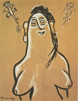 维纳斯与鸟 Venus with a Bird (c.1930)，哈伊尔·拉里奥诺夫