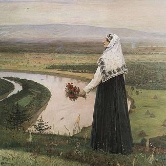 在山上 On the mountains (1896)，米哈伊尔·涅斯捷罗夫