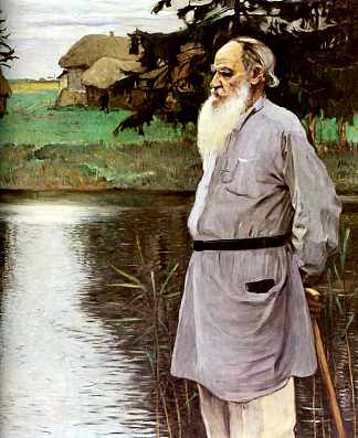 列夫·托尔斯泰的肖像 Portrait of Leo Tolstoy (1907)，米哈伊尔·涅斯捷罗夫