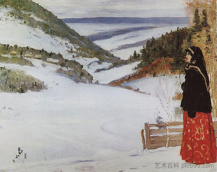短剧的冬天 Winter in Skit (1904),米哈伊尔·涅斯捷罗夫