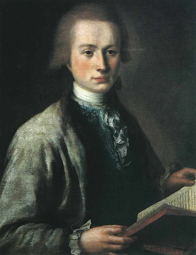 A.G.斯皮里多夫的肖像 Portrait of A. G. Spiridov (1772; Russian Federation  )，米哈伊尔·希巴诺夫