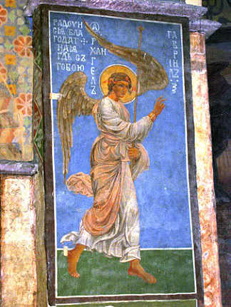 大天使加百列 Archangel Gabriel (1885; Kiev,Ukraine                     )，米哈伊尔·弗贝鲁尔