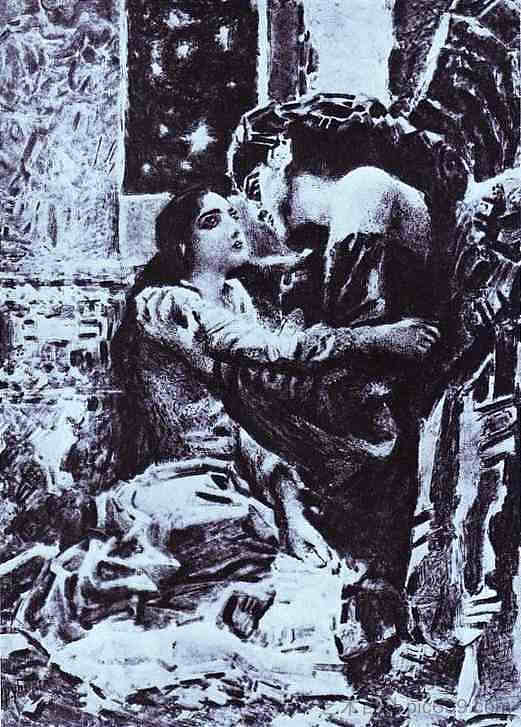 塔玛拉与恶魔 Tamara and Demon (1891; Russian Federation  )，米哈伊尔·弗贝鲁尔