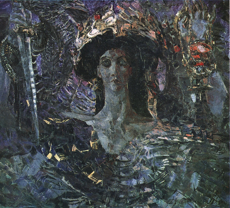 六翼六翼龙 The Six Winged Seraph (1904; Moscow,Russian Federation ),米哈伊尔·弗贝鲁尔