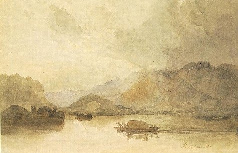 马焦雷湖 Lago Maggiore (1834)，詹姆斯·威尔逊·卡迈克尔