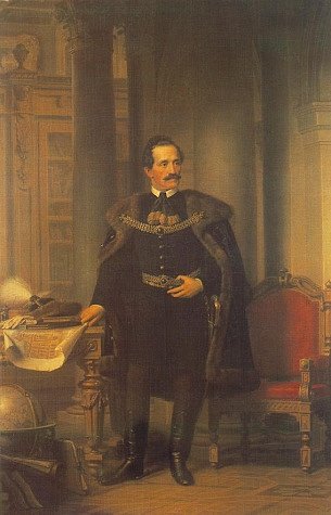 埃米尔·德塞维的肖像 Portrait of Emil Desseweffy (1866)，詹姆斯·威尔逊·卡迈克尔
