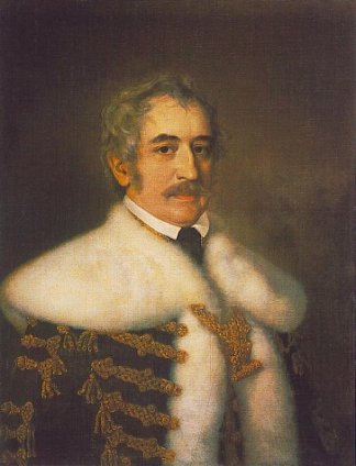 约瑟夫·泰勒基的肖像 Portrait of József Teleki (1836)，詹姆斯·威尔逊·卡迈克尔