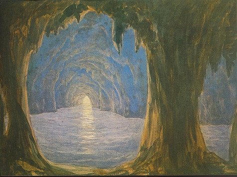 蓝洞 The Blue Grotto (1835)，詹姆斯·威尔逊·卡迈克尔