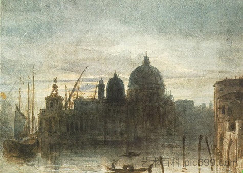 黄昏的威尼斯 Venice at Dusk (1834)，詹姆斯·威尔逊·卡迈克尔