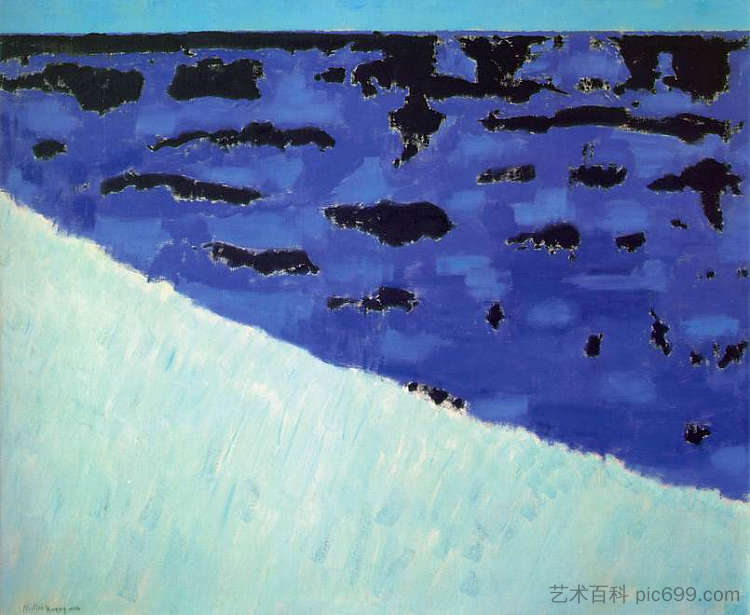 海草和蓝色的大海 Sea Grasses and Blue Sea (1958)，米尔顿·埃弗里