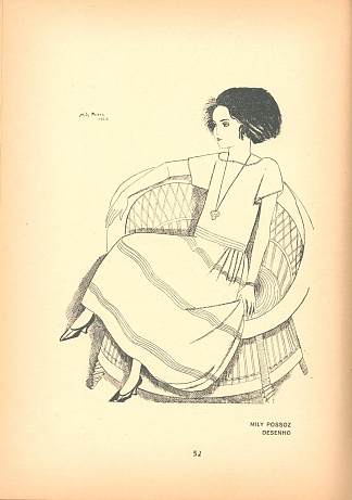 当代杂志，第5期，绘画 Contemporânea magazine, No. 5, Desenho (1922)，米利波索兹