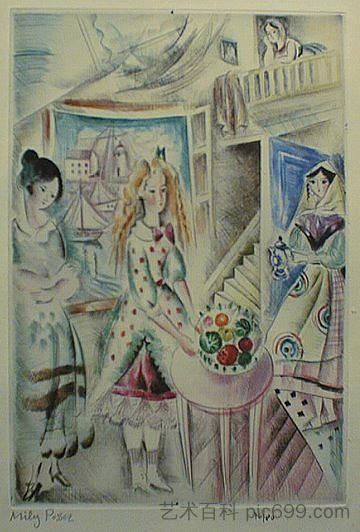 车间内部 Intérieur d'Atelier (1920)，米利波索兹