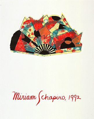 无题（作品集封面） Untitled (portfolio cover) (1992)，米里亚姆·夏皮罗