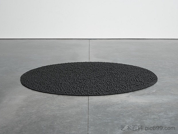 湍流（黑色） Turbulence (black) (2014)，莫娜·哈图姆