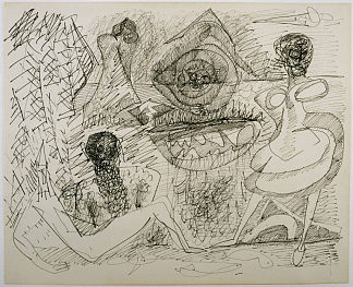 图纸 [D88] Drawing [D88] (1948)，莫里斯·刘易斯